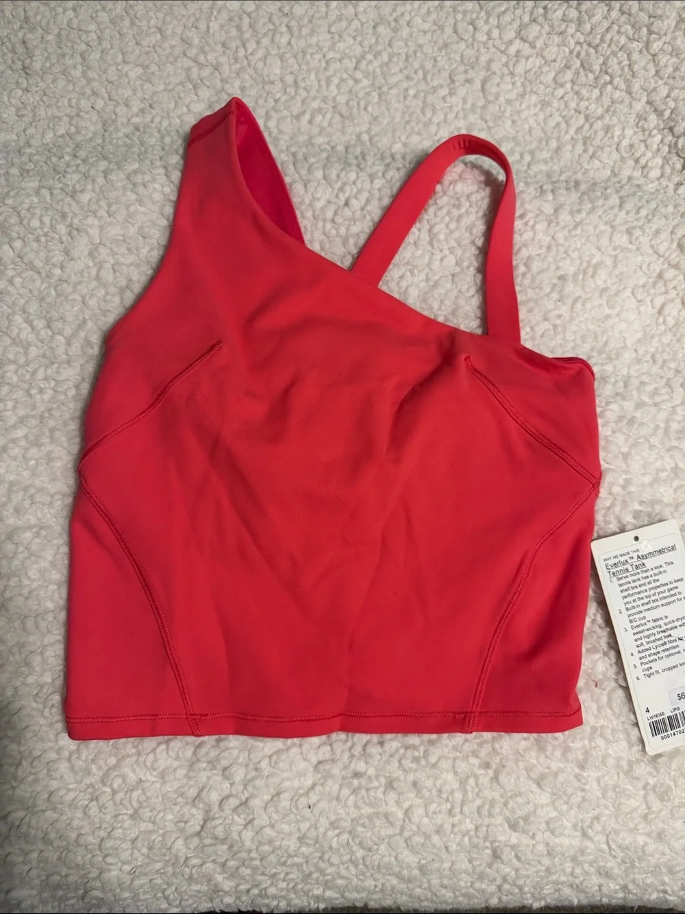 Lululemon Women’s Coral Pink Sports Bra sz 4